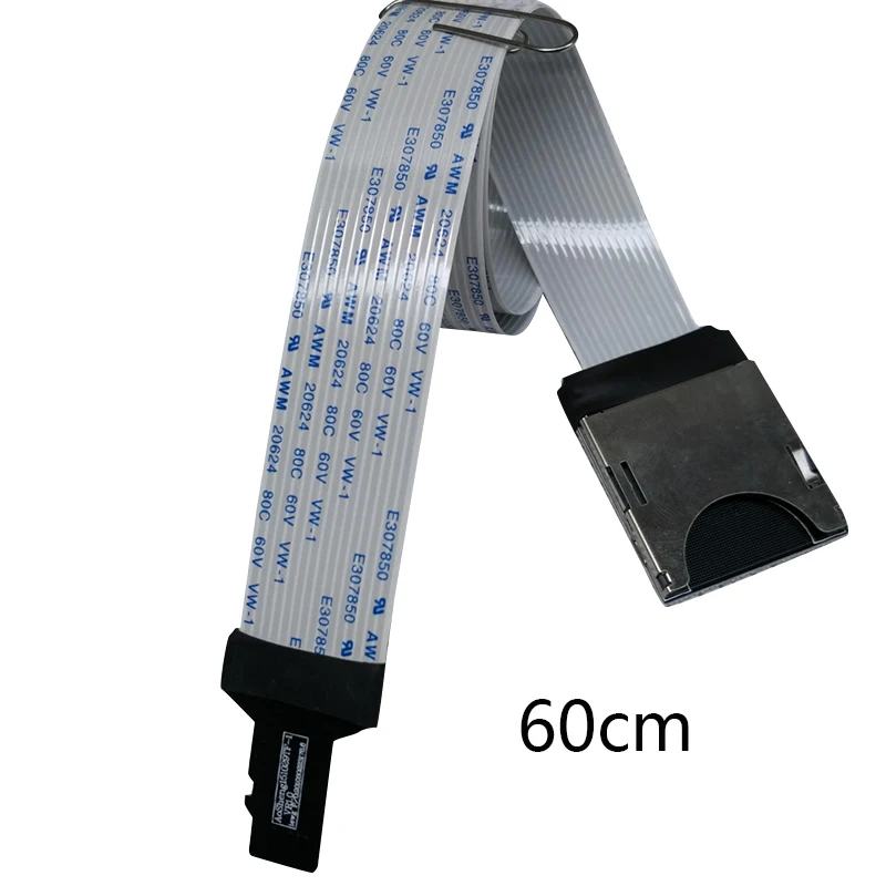 25 см/48 см/60 см TF micro SD карта Женская гибкая Удлинительный кабель удлинитель