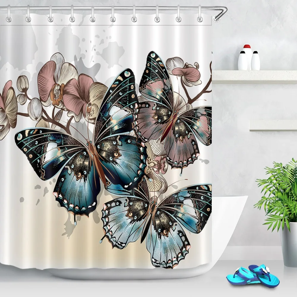 Водонепроницаемая занавеска для душа из полиэстера 72 дюйма 12 крючков | Дом и сад