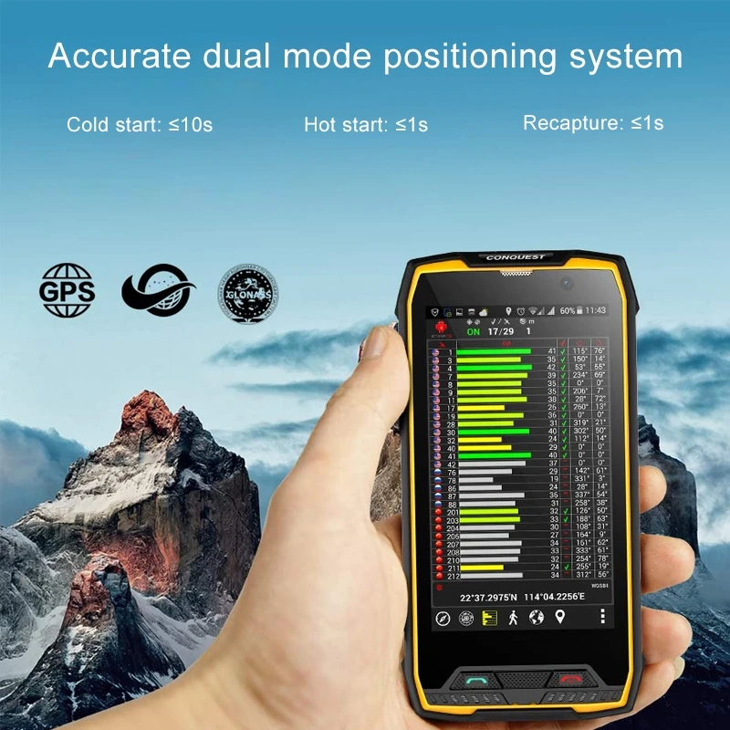 Conquest S11 смартфон 5," ips экран Android 7,0 MTK6757 Восьмиядерный 6 ГБ ОЗУ 64 Гб ПЗУ 4G Водонепроницаемый 7000 мАч рация NFC
