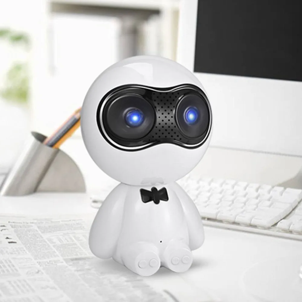 

HOT Bluetooth Speaker Cute Pet Animal Shape Wireless Speaker Handsfree Loudspeaker With LED Support TF Card Mini With LED light