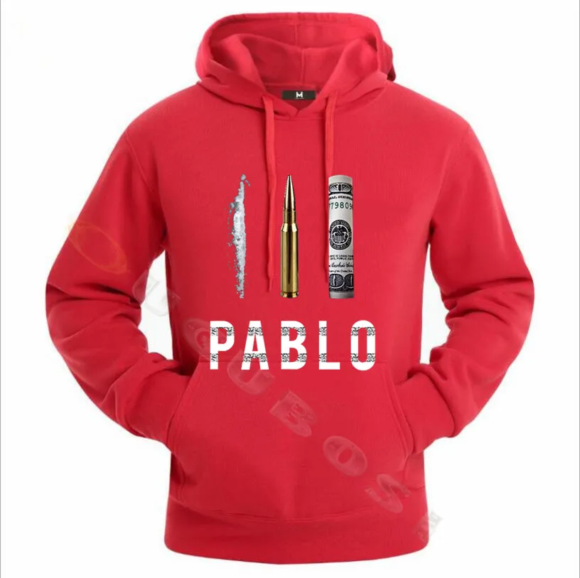 Spring And Autumn Men Hoodie New Narcos Pablo Escobar Hoodies Cotton Thicken Fle