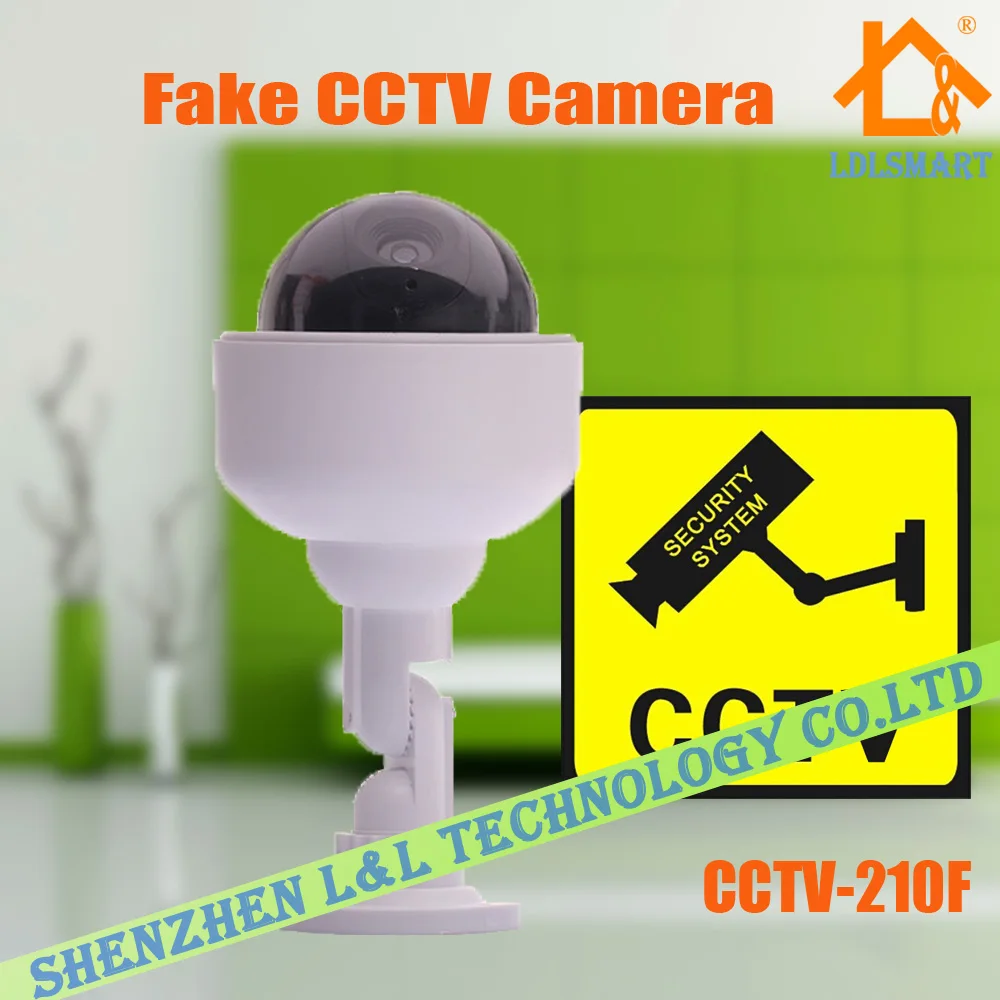 Outdoor Waterproof Surveillance Realistic Dummy Home Dome Fake CCTV