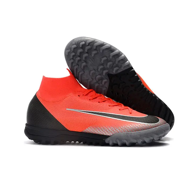 

sufei Futsal Turf Football Adult Boots Soccer Shoes Lace-up Superfly VI Elite Original Athletic Cleats Sport Sneakers