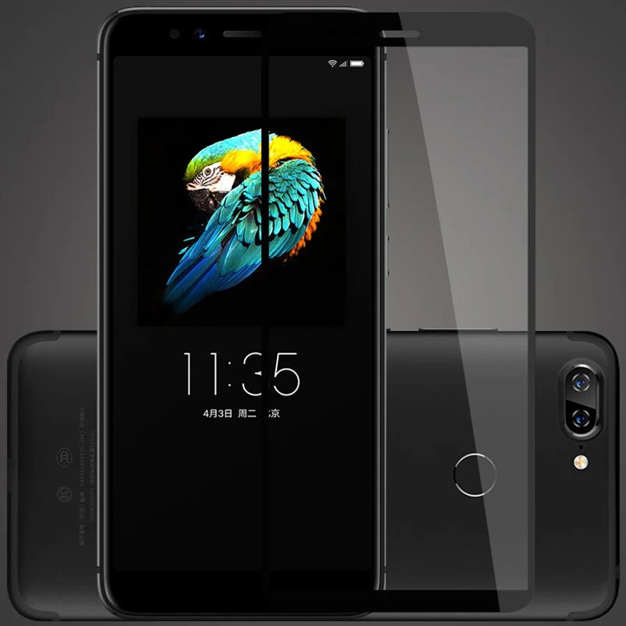 Закаленное стекло для Lenovo S5 полное покрытие 9H защитная пленка Взрывозащищенная