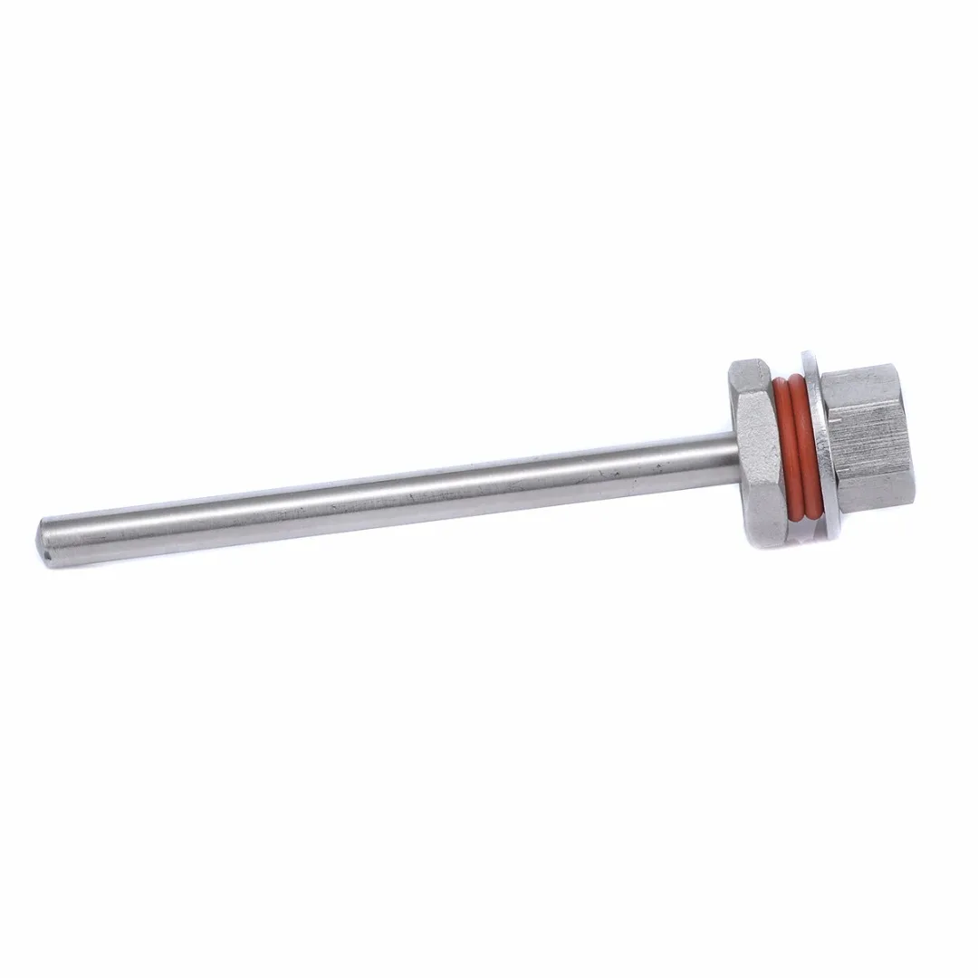 Mayitr 6 Inch Beer Brew Kettle Thermowell + Stainless Washer + 1/2" Lock Nut + Silicone O-rings Homebrew Beer Supplies