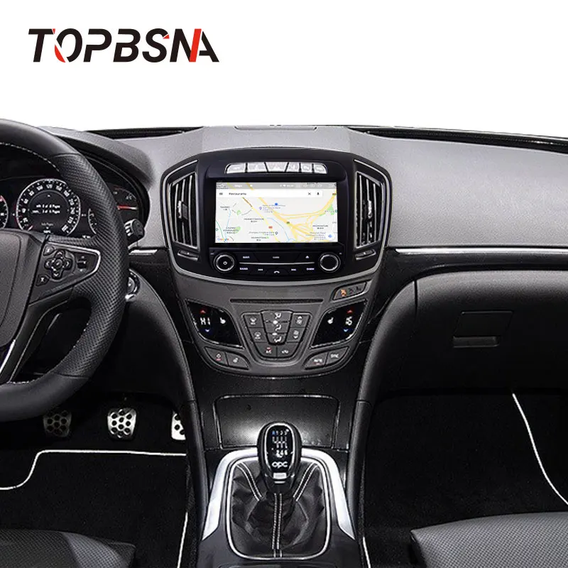 Sale TOPBSNA Android 9.0 Car DVD Player For Opel Insignia/Vauxhall Holden 2014 GPS Navi USB WIFI RDS Mirror-link Bluetooth 2G+16G AUX 5
