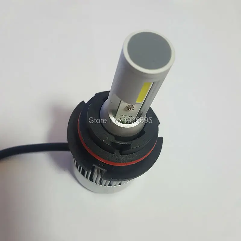 hb1 9004 cree cob led car headlight hid xenon halogen bulb 04