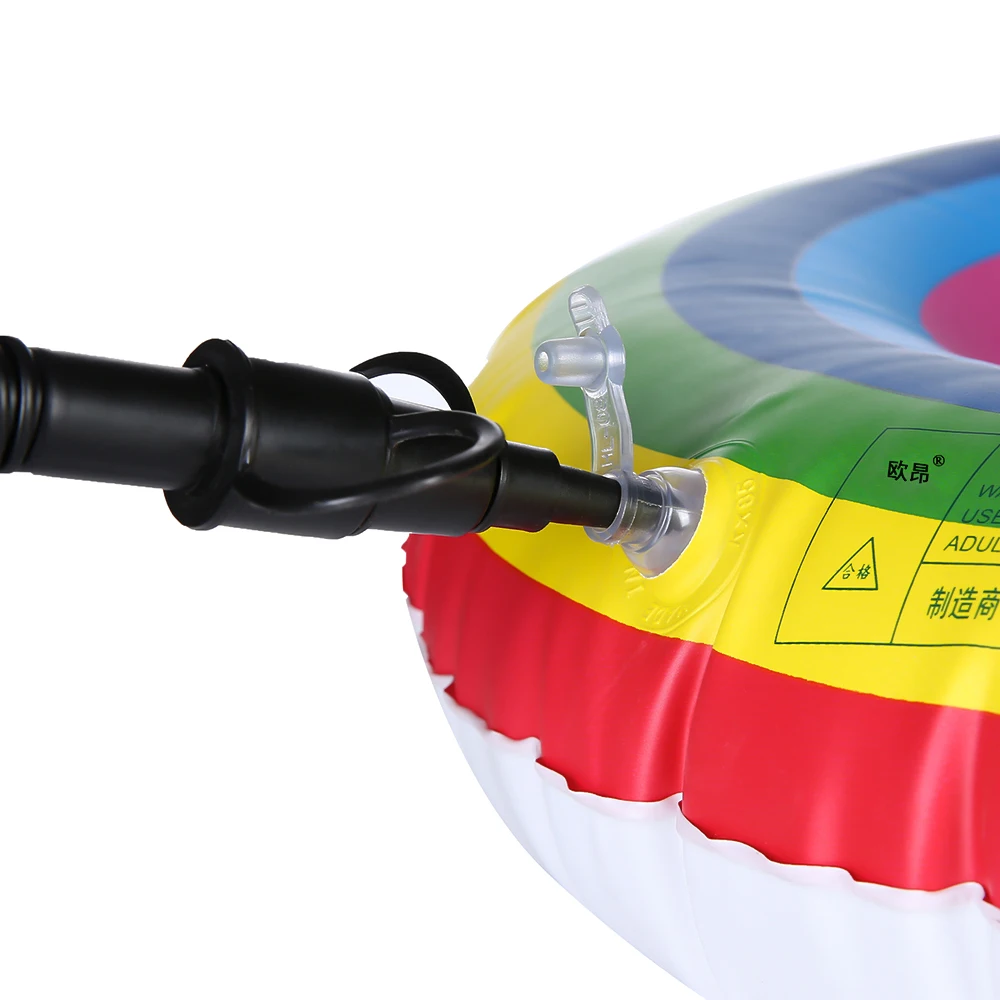 

KKmoon High Output Hand Pump Quick Air Pump for Mattress Pump Universal Manual Air Pump Heavy Duty PP Plastic