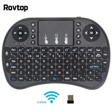 2,4 ГГц Беспроводная сенсорная клавиатура Fly Air Мышь для Android ТВ Box Set Top box Компьютер PS3 Английский Русский Испанский