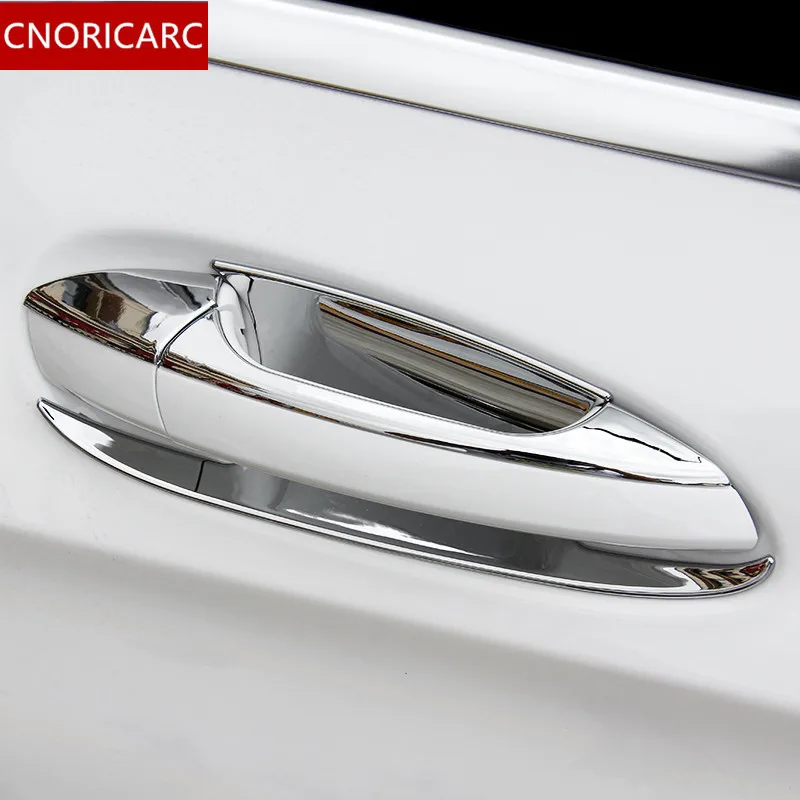 

Car Door Handle Frame Decoration Cover Trim ABS Strips For Mercedes Benz C Class W204 2010-2014 Exterior Door Bowl Sequins