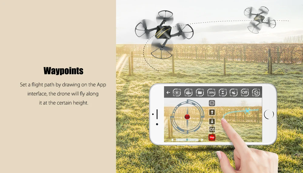 JJRC H44WH складной RC селфи Дрон RTF WiFi FPV 720P HD RC Квадрокоптеры G-sensor режим Waypoints диаман пульт дистанционного управления игрушки подарки