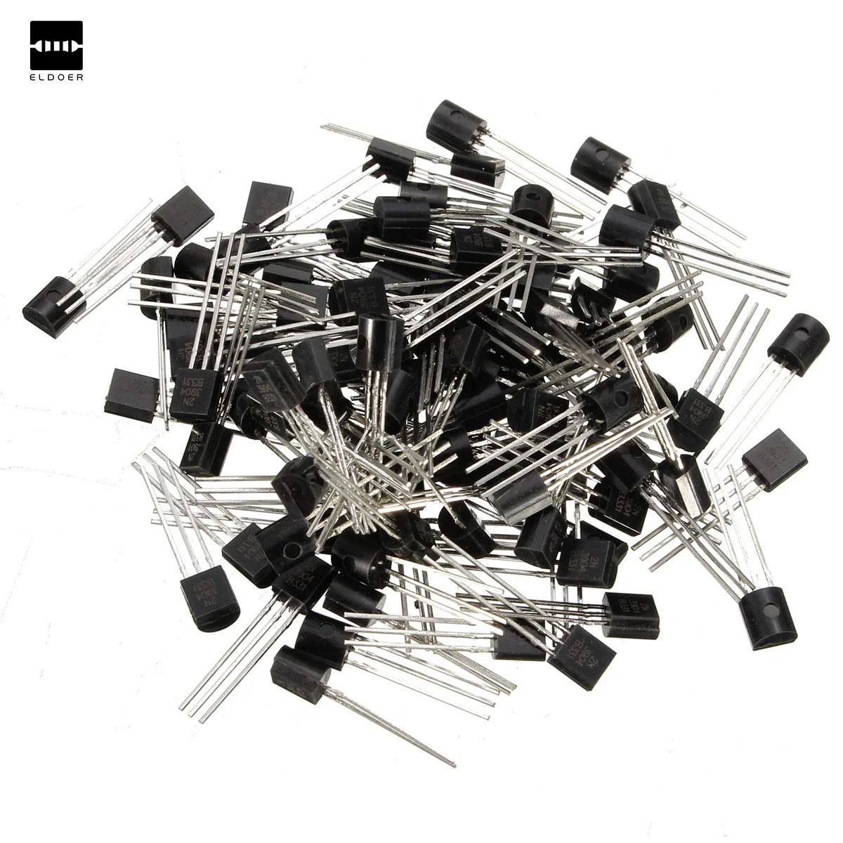 

DIY Led Diodes diode 100pcs/lot 18 values 2N3904 TO-92 NPN General Purpose Transistor Assortment Kit Standard Diodes Pro Supplie