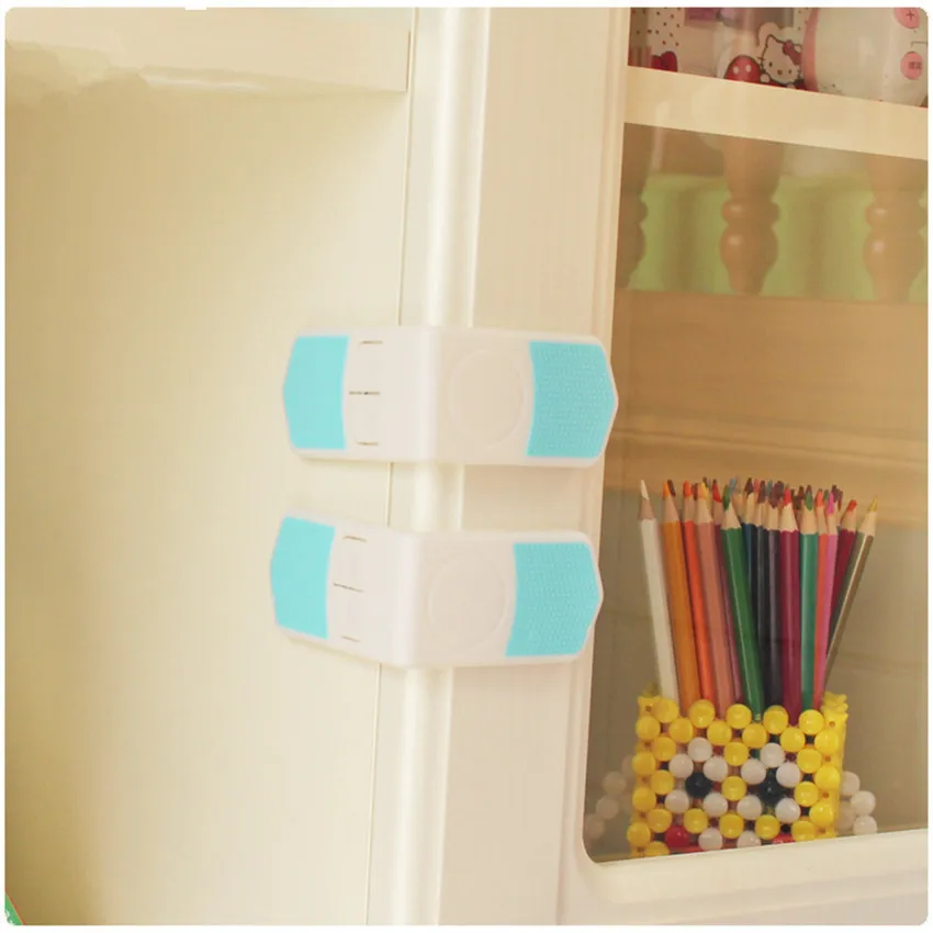 2019 New Baby Safety Security for Drawers Cabinet Locks Protection Child Proof Door Lock Children Kids Plastic Lock Child Safety