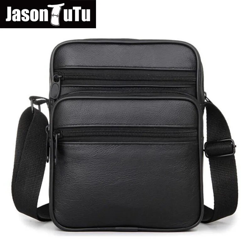 Small Genuine Leather Bag Men Bag Shoulder Crossbody Bags For Men Messenger Bag Men Leather Handbag Black Mens Leather Briefcase