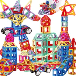 Большой размер Магнитный конструктор Строительный набор модель и строительная игрушка магниты магнитные блоки Развивающие игрушки для