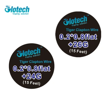 

Glotech 5m/roll Tiger Clapton Wire heating wire 24G and 26G for RDA RBA RTA Rebuildable Atomizer Coil E-Cigarette DIY Vaporizer