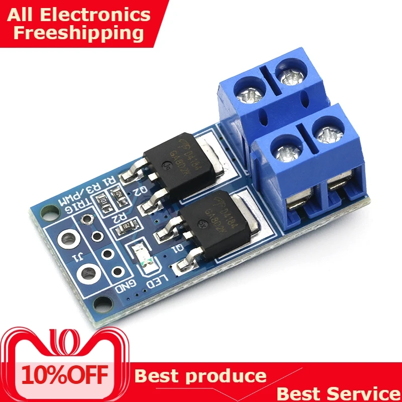 

15A 400W MOS FET Trigger Switch Drive Module PWM Regulator Control Panel