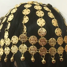 Танца живота племенная Тиара головной убор спиральный голова Кепка шапка костюм головной убор