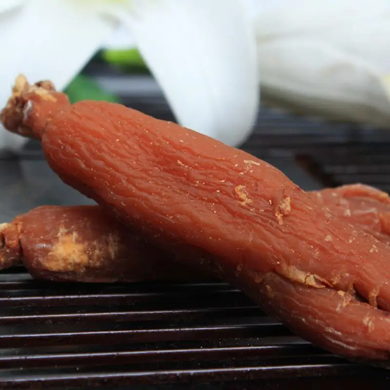

100g Red Ginseng Root 6 Years Pure Chinese Medicine Herbs Enhance Immunity Anti-cancer Herbal Tea 7022-35
