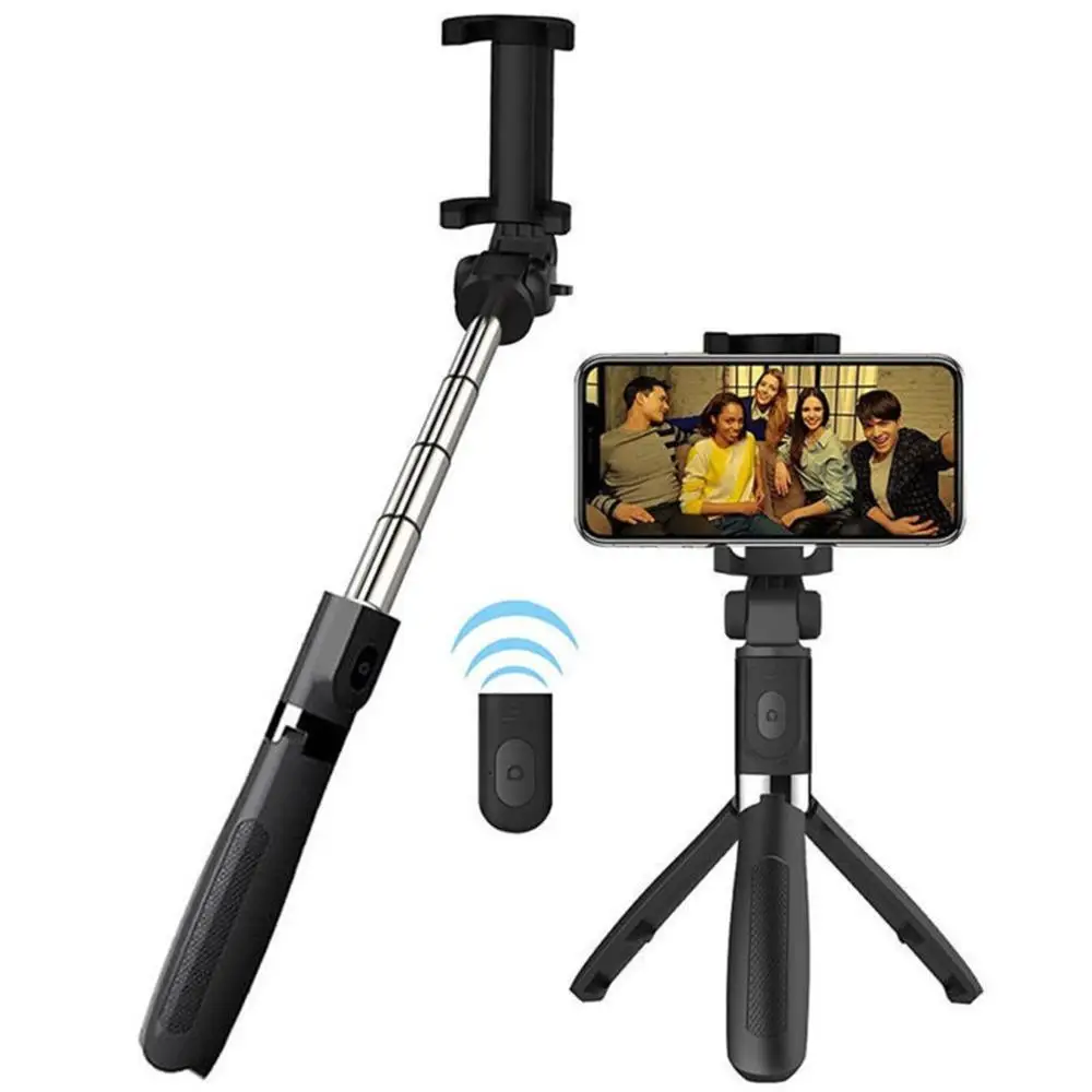 

Extendable Selfie Stick Monopod Tripod Wireless Remote Control For Mobile Phone Telescopic Table Tripod
