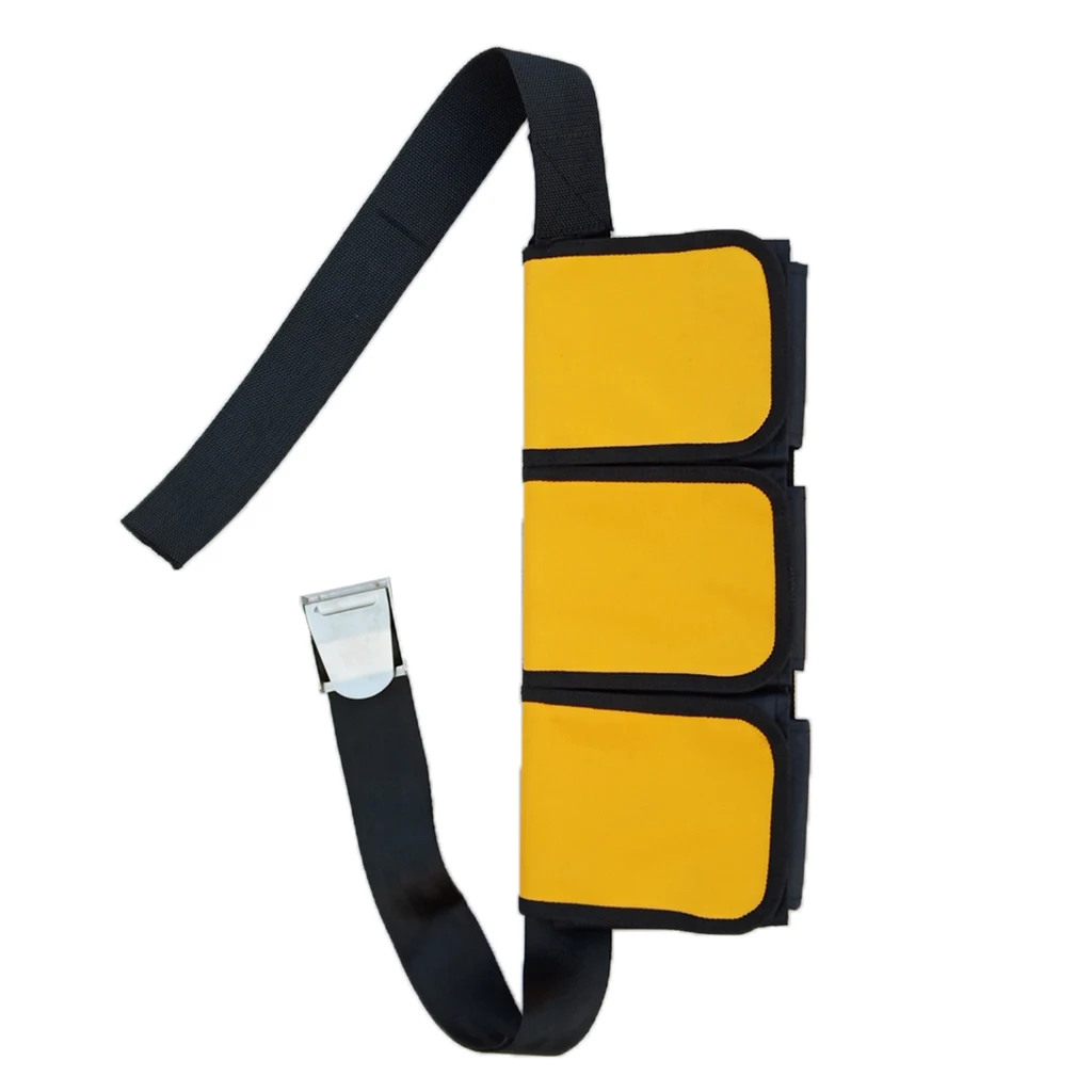 MagiDeal Scuba Diving 3 4 5 Pockets Weight Belt Heavy Duty Waist Strap Gear for Snorkeling Free Diving Spear Fishing  