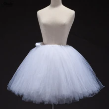 Aohaolee 50 см ручной Для женщин пышные фатиновые Юбки для женщин миди юбки Юбки для женщин бальное платье партии Винтаж Лолита Нижняя юбка Falda Mujer Saias