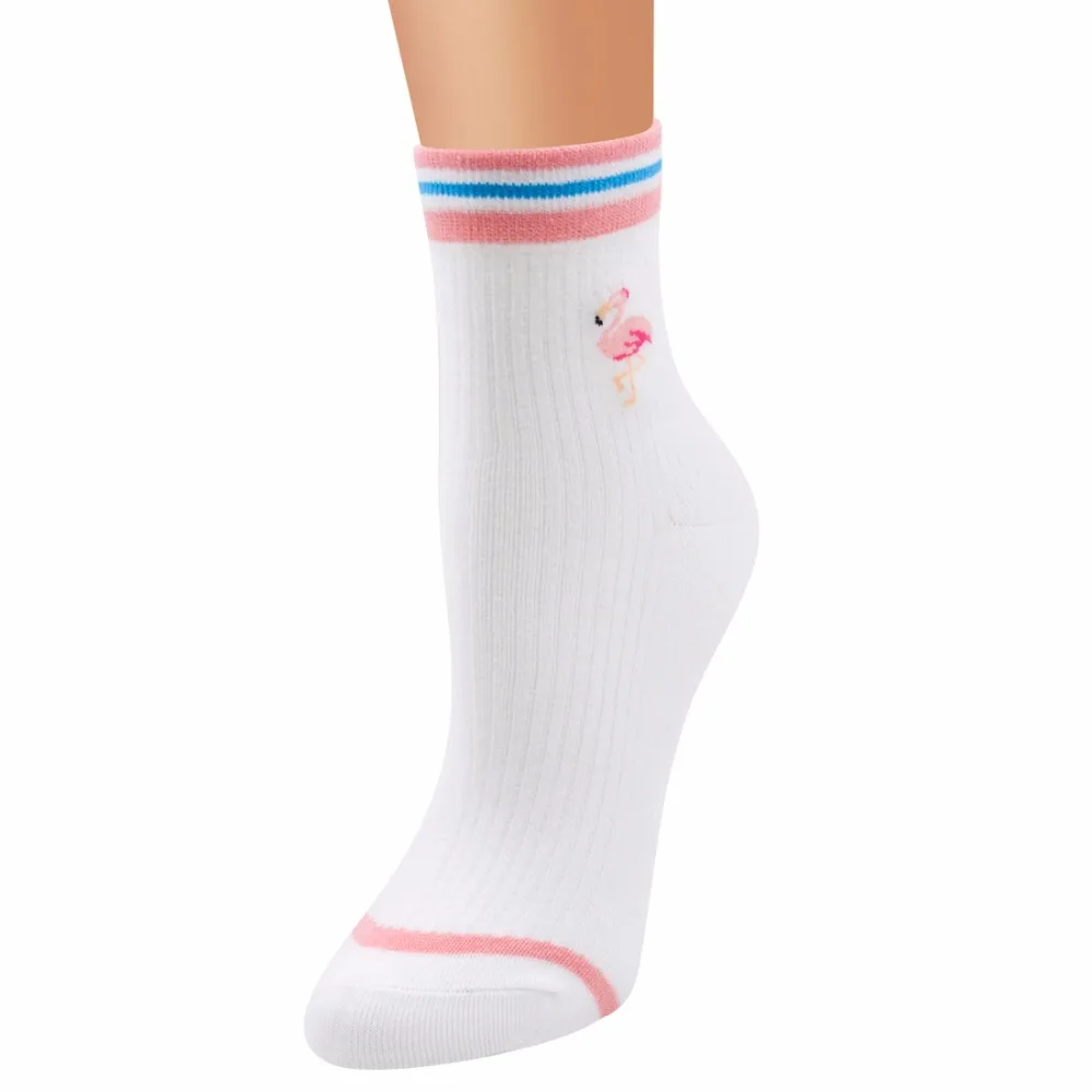 New Cartoon Flamingo Women Cotton Socks Girl Cartoon Animals Novelty Cute White Socks For Female Ladies Birds Socks Funny Meias New Cartoon Flamingo Women Cotton Socks Girl Cartoon Animals Novelty Cute White Socks For Female Ladies Birds Socks Funny Meias