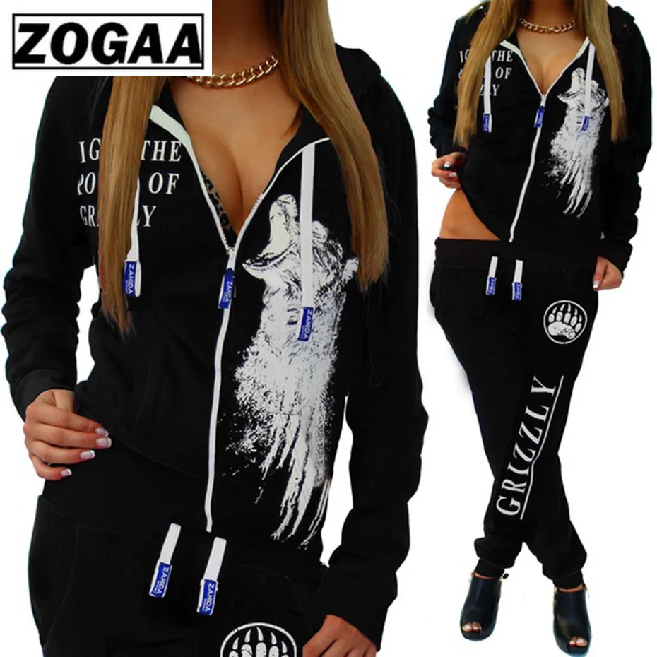 

ZOGAA Women Suits Training & Exercise Sets Training Suits 2Pcs Workout Tracksuit Fitness Tights Gym Clothing 2 Piece Set Women