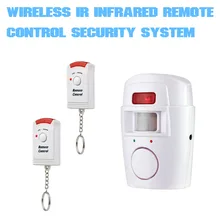 Home Alarm Security System Wireless PIR Infrared Motion Sensor Detector With 2pcs Remote Controllers Door Window Anti-Theft