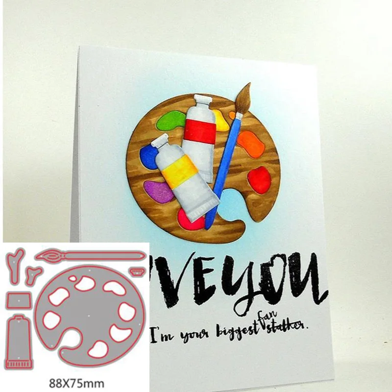

Painting Tools DIY Metal Cutting Die Scrapbooking Template Embossing Stencil Paper Card Album Photo Making Handmade Decoration