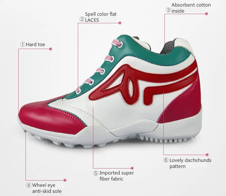 2018 novo verão sapatos de golfe PGM