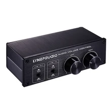 Hi-Fi 2 In put 2-Output Analog Audio Switcher Box XLR /RCA with Volume Control Passive Preamp Hi-Fi 2 In put 2-Output Analog Audio Switcher Box XLR /RCA with Volume Control Passive Preamp