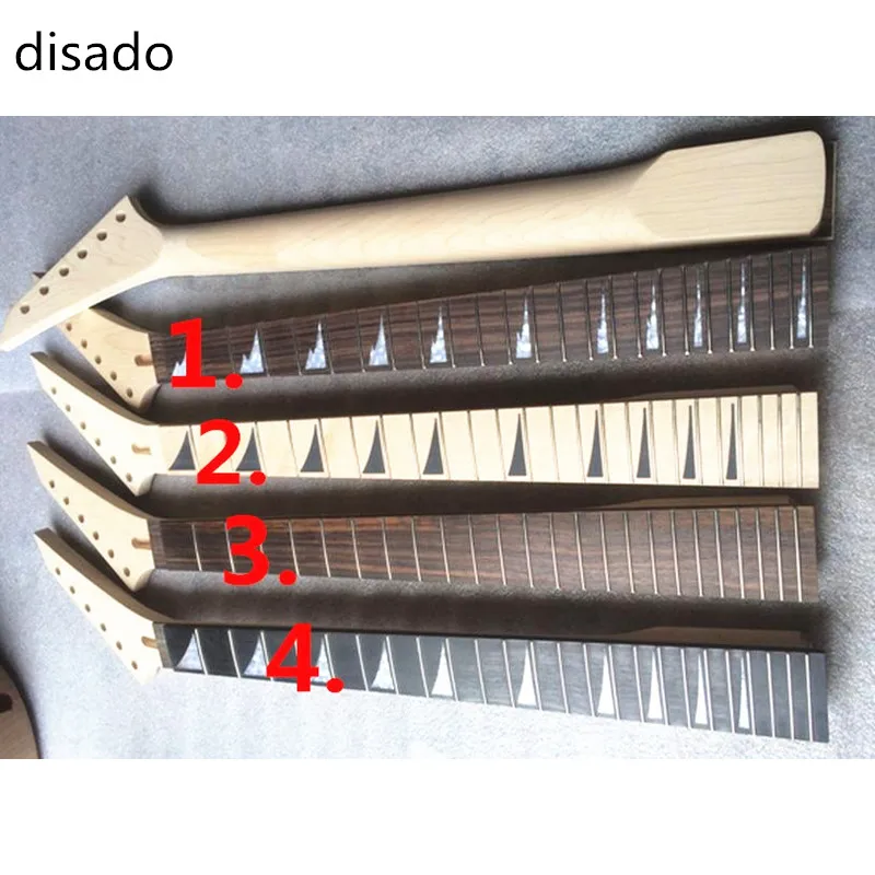disado Musical instruments Parts 24 Frets Maple Electric Guitar Neck
