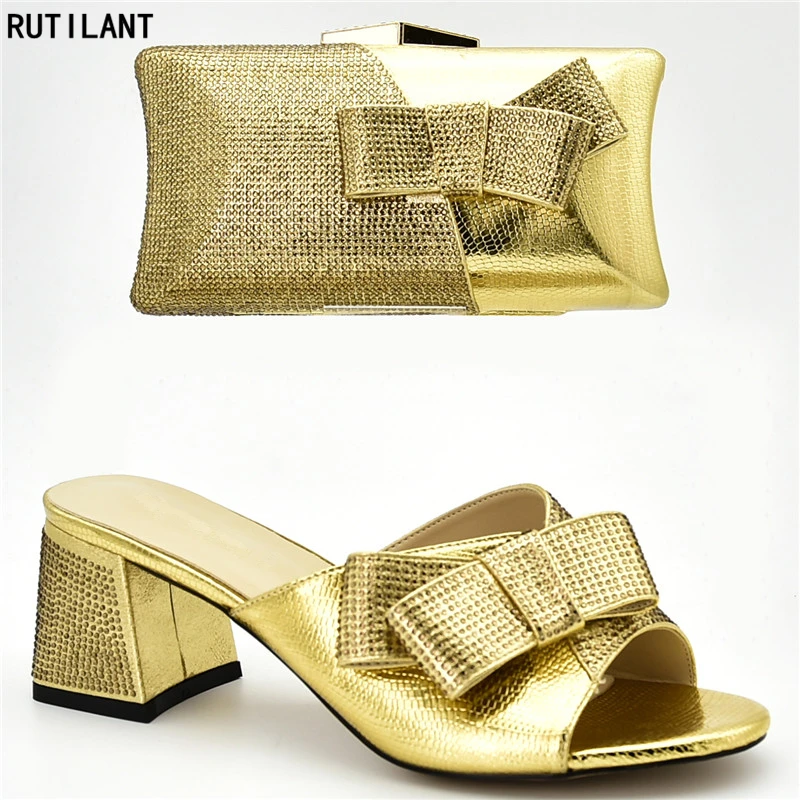 Hauts Luxe Soirée À Talons Femmes Élégantes rose Nigérian Chaussures Arrivée Nouvelle De pourpre Pompes vert Designers Strass Or Mariage rouge F8w1qv