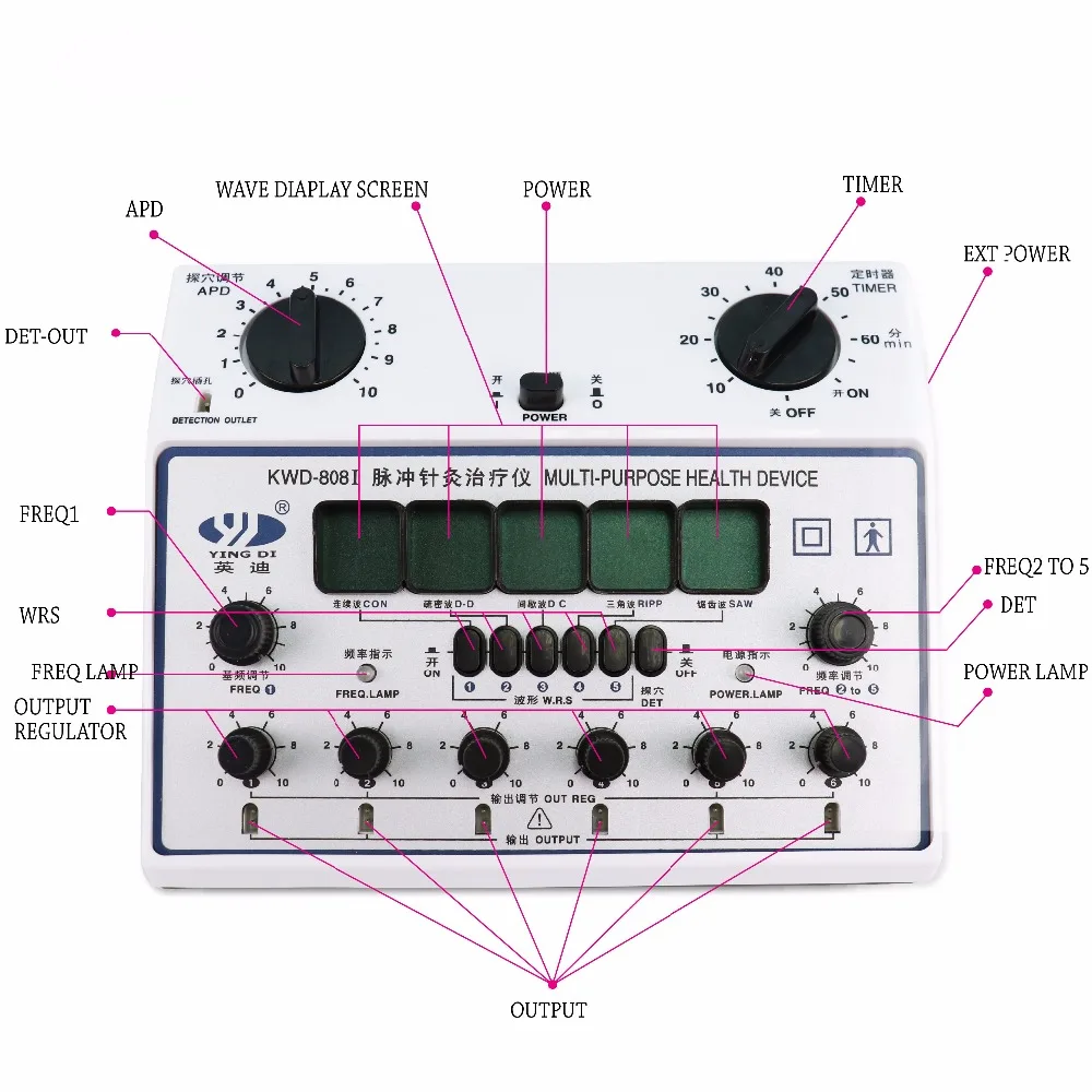 Multifunction Electrical Massager Pulse Tens Stimulator Muscle Acupuncture Therapy instrument Body Relax Massage Slimming Device Multifunction Electrical Massager Pulse Tens Stimulator Muscle Acupuncture Therapy instrument Body Relax Massage Slimming Device