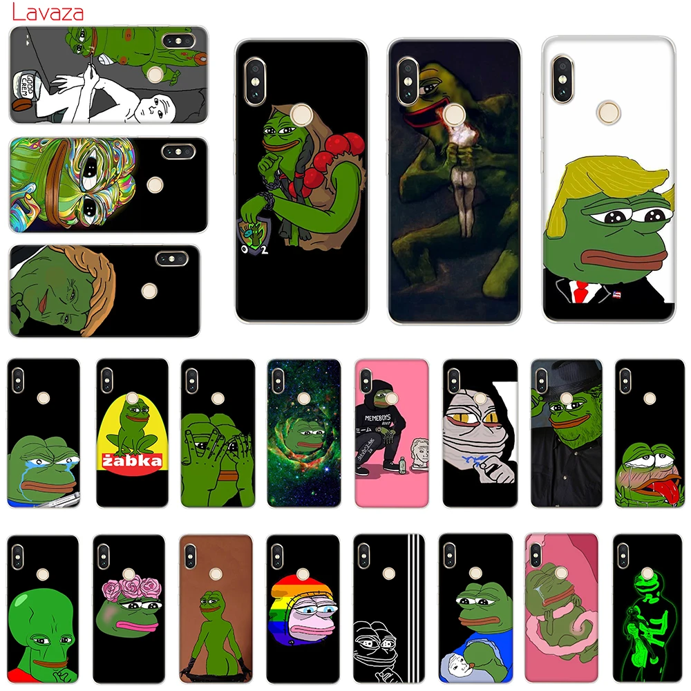 Жесткий чехол lawaza Pepe the Frog collage для POCOPHONE F1 Xiaomi A2 8 9 SE Lite A1 Max 3 Redmi Note 7 Pro | Мобильные
