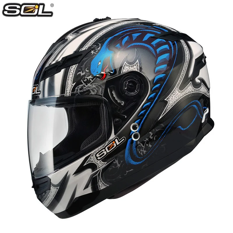 Taiwan SOL SF 1 Cross country motorcycle helmet Fashion racing helmet