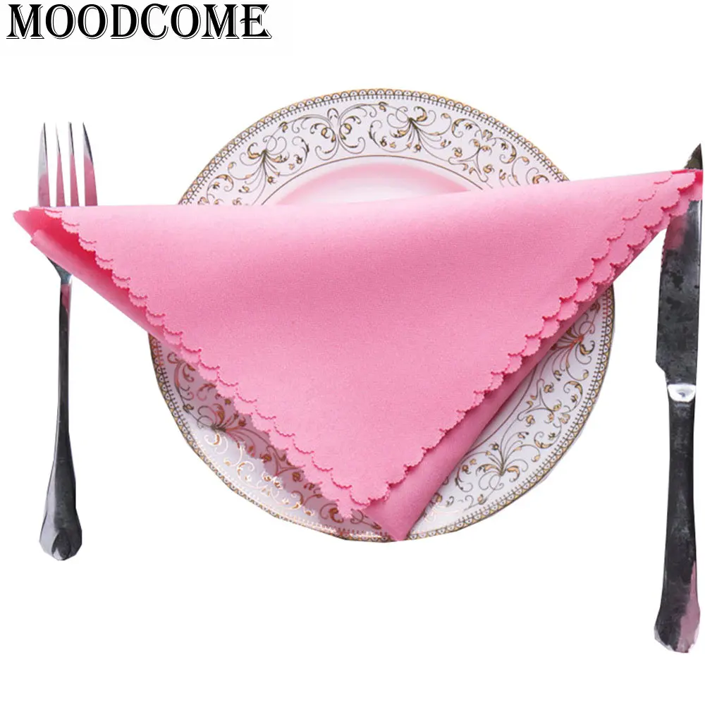 

12pcs/lot hotel table napkins textile cotton wedding decoration dinner napkins guardanapo de tecido