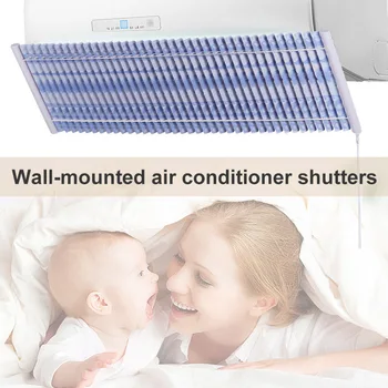 

Convenient Air Conditioning Wind Shield Louver Shape Wall-mounting Even Breathable Windproof Board Hogard