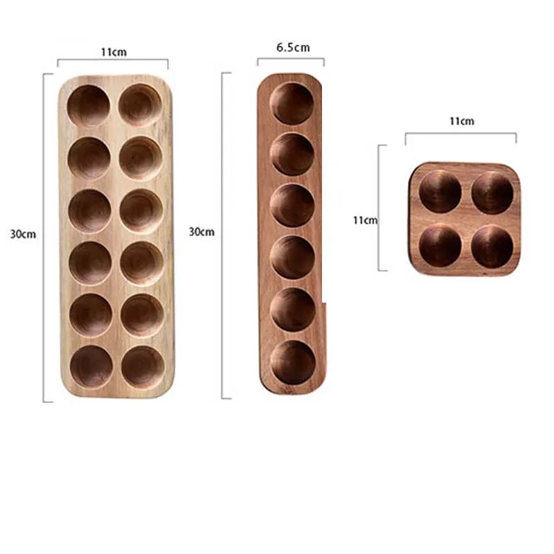 JINSERTA ящик для хранения яиц, натуральная Неокрашенная Акация, Деревянное яйцо, лоток для хранения, холодильник, кухонный органайзер, небьющаяся полка