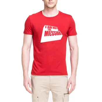 

Loo Show Mens I am Not The Messiah Graphic Casual T-Shirts Men Tee