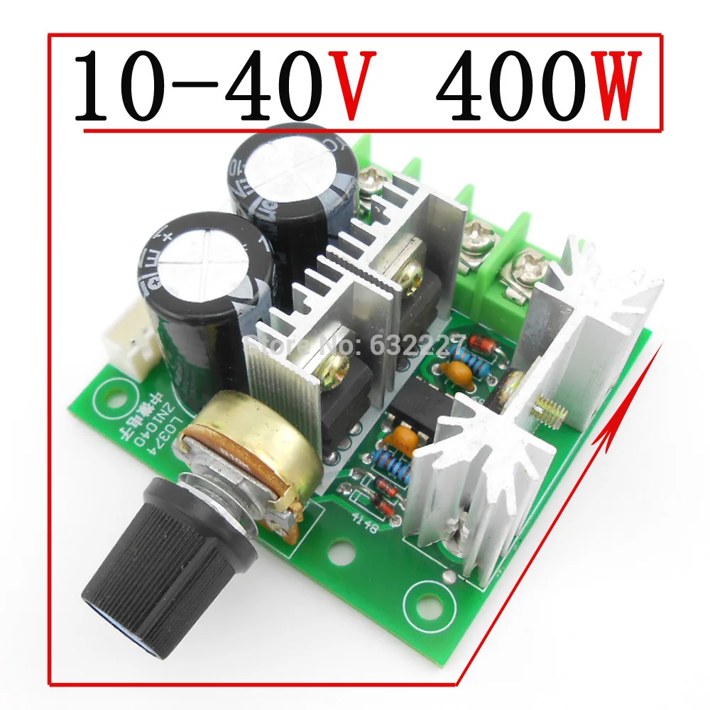 DC pump pwm stepless speed control switch governor high efficiency 12V-40V 10A |