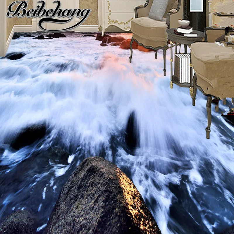 Buy Wallpaper Self Adhesive Custom 3D Photo Wallpaper Waterproof Beach