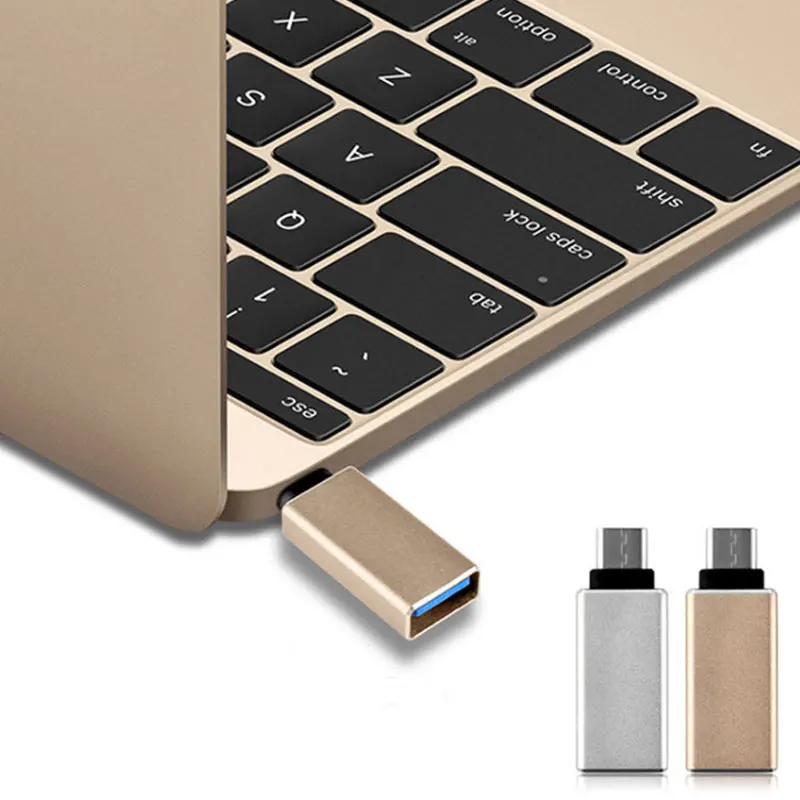 Из Металла Тип usb-C 3,1 Мужской к USB 3,0 Женский OTG конвертер адаптер для samsung S8 Xiaomi Mi4C mi4s MI5 плюс OnePlus 3 Nexus 5x 6p