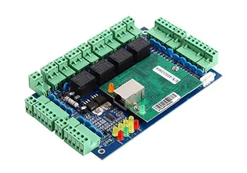 

4 door access control panel Four door Network access control board built in TCP/IP, Support APP/Web-server with free software