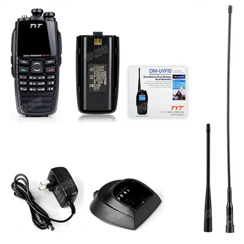 TYT DM-UVF10 gps Функция Цифровой Walkie Talkie DPMR цифровое радио DM-UVF10 gps Dual Band 136-174/400-470 мГц ветчина трансивер