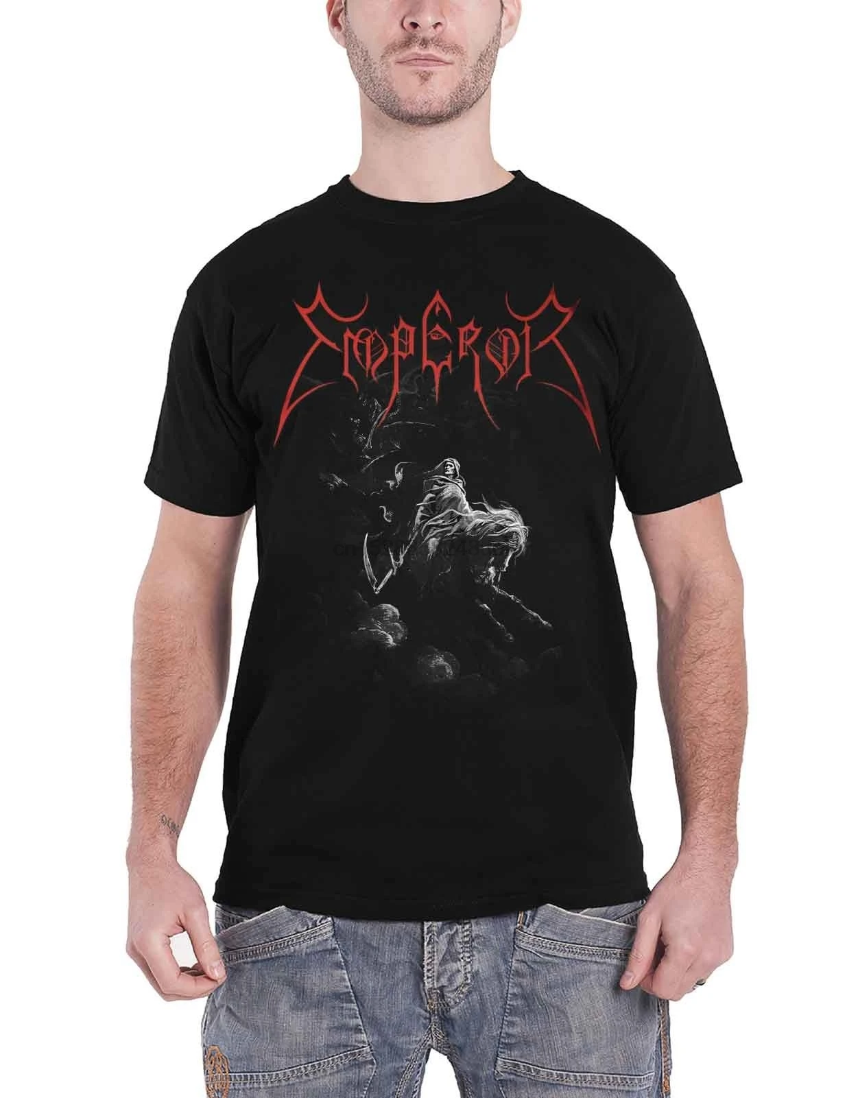 

Emperor T Shirt Rider 2017 Band Logo Mens Black(2)