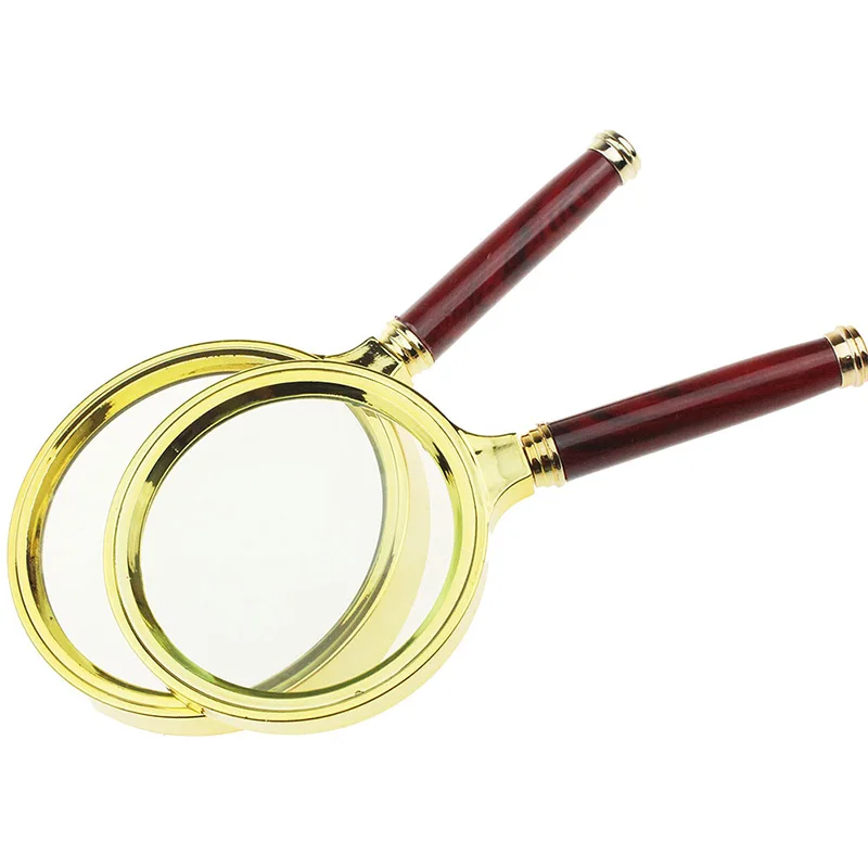 

1Piece 80mm 90mm Handheld 10X Glass Magnifier Reading Watch phone repair Handle Lupa Loupe