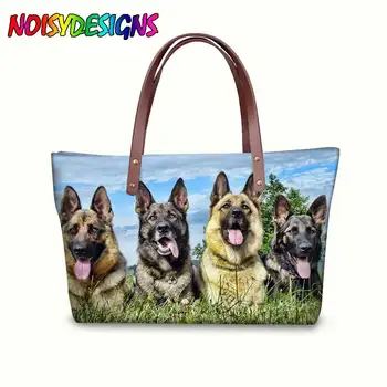 

Handbag For Women Personality Mochila German Shepherd dog High Quality Ladies Shoulder Bags Portable Bolas Feminina transversal