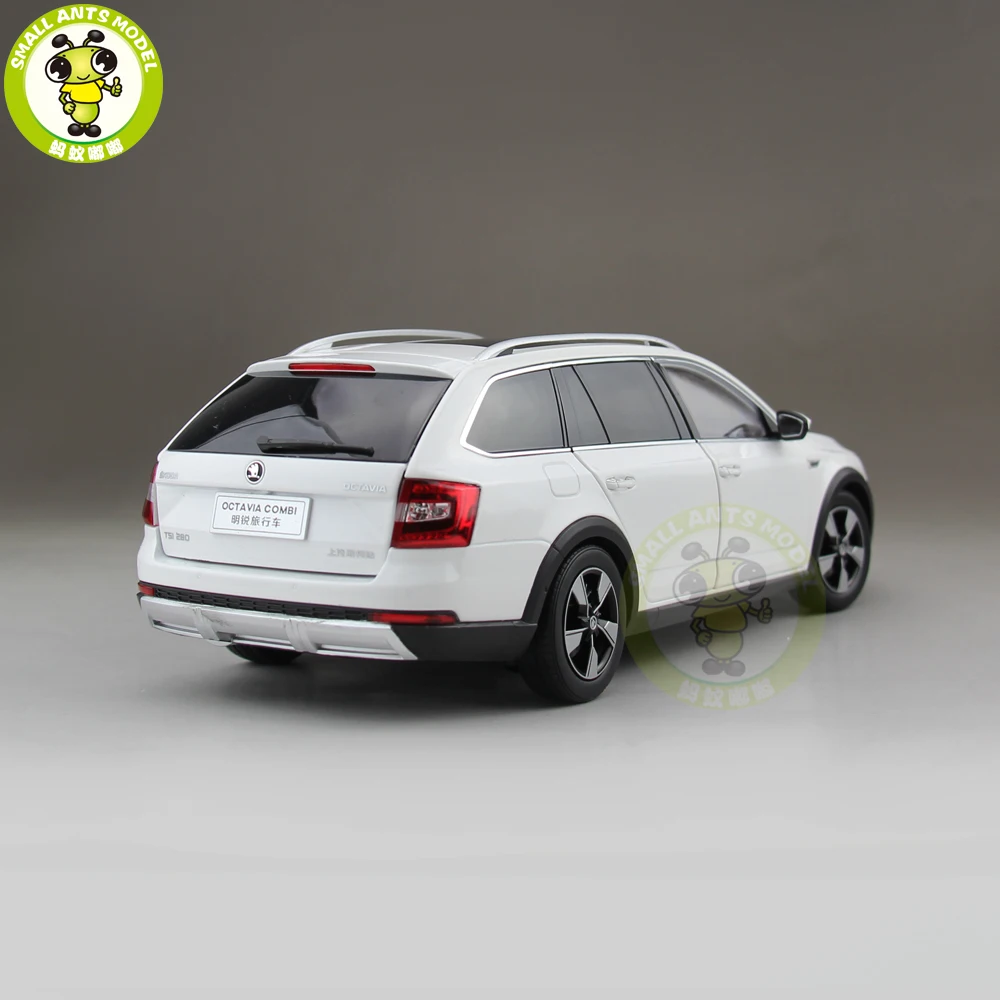 1/18 Skoda Octavia Combi Wagon литой металл модель автомобиля игрушка день рождения девочки мальчика подарок белый